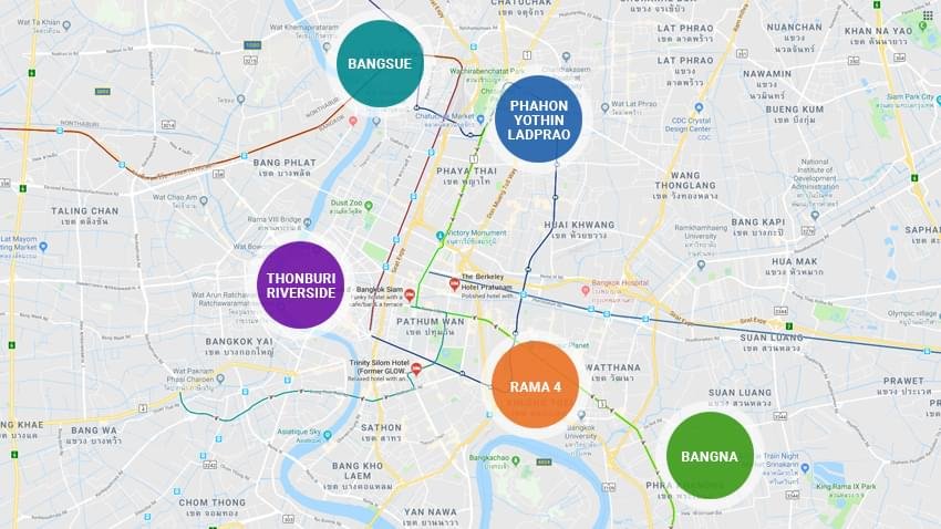 Peripheral Bangkok Neighborhoods
